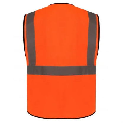 Premium Knitted Hi Vis Class 2 Safety Workwear Vest 4 Pocket