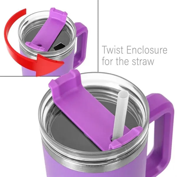 40oz - Stainless Double Wall Handle Mug