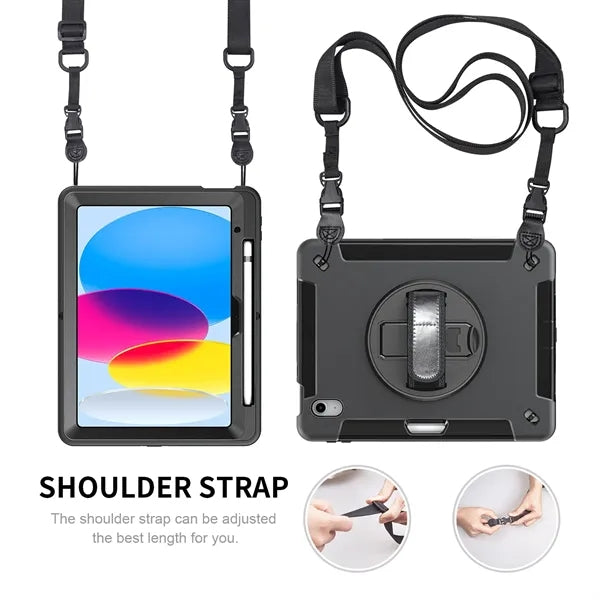 iPad 10 (10.9 / 2022)10th GenRugged Case with Shoulder Strap