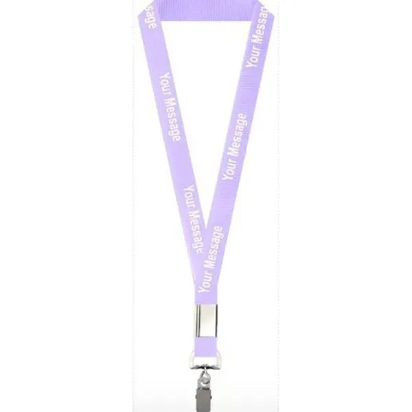 3/4" Price Saver Lanyard with Bull Dog Clip-A