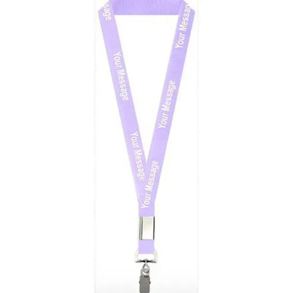 1/2" Price Saver Lanyard with Bull Dog Clip-A