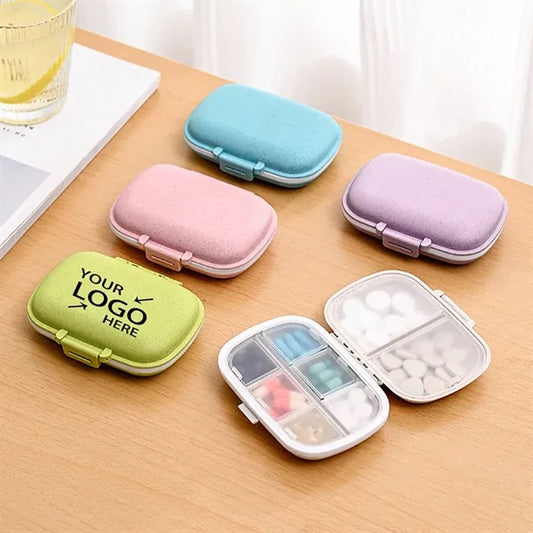 8 Compartments Portable Moisture Proof Small Pill Box