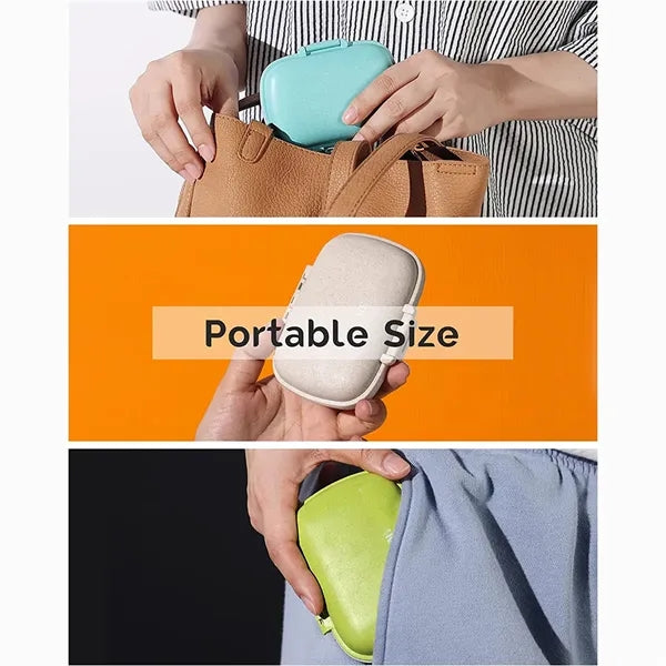 8 Compartments Portable Moisture Proof Small Pill Box