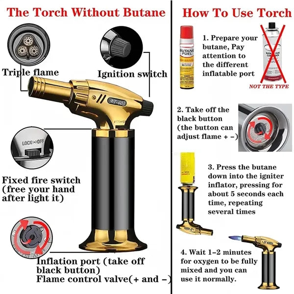 Cocktail Smoker Kit with Torch