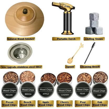 Cocktail Smoker Kit with Torch