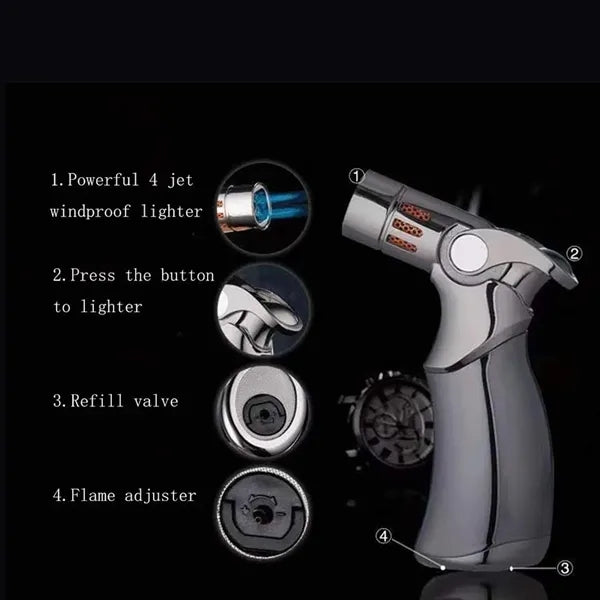 Luxury Windproof Cigarette Lighter