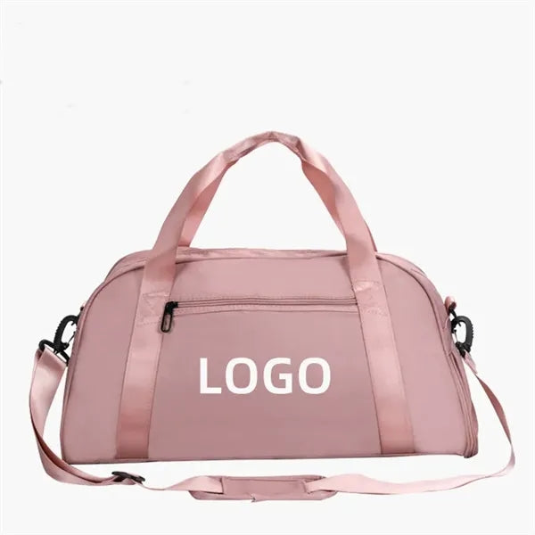 Sports duffle portable travel dry and wet separation bag