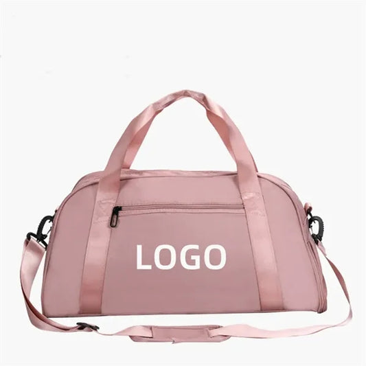 Sports duffle portable travel dry and wet separation bag