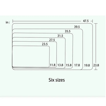Customized Size & Pattern Leather Mouse Pad