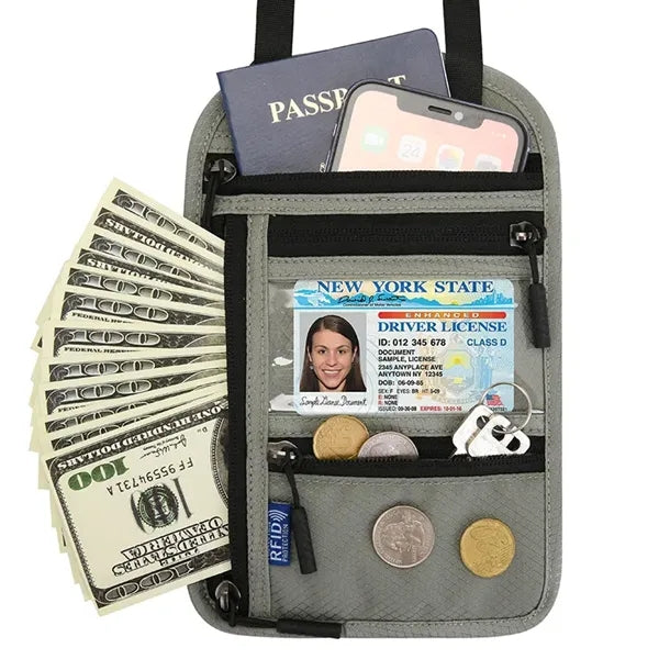 Waterproof Neck Passport Holder