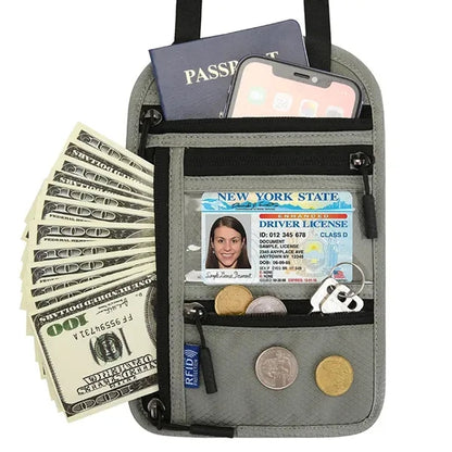 Waterproof Neck Passport Holder