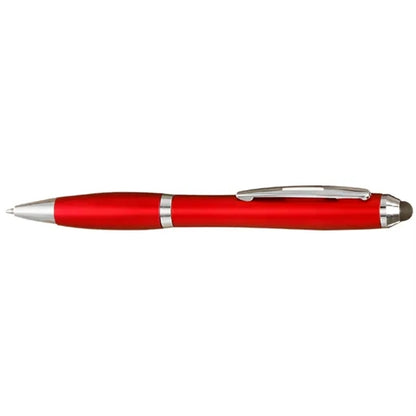 Clickable Stylus Plastic Ballpoint Pens