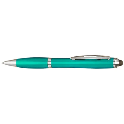 Clickable Stylus Plastic Ballpoint Pens