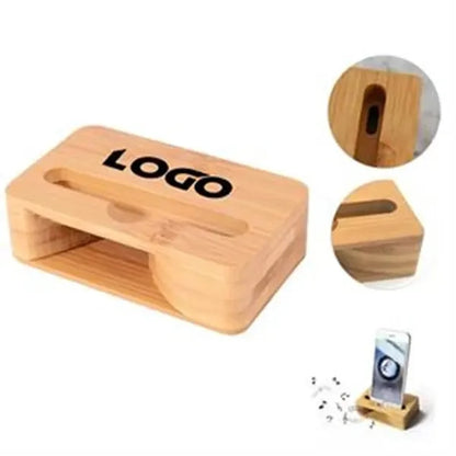 Wooden Sound Amplifier Cell phone Stand Holder