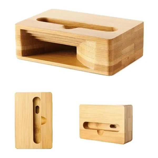 Wooden Sound Amplifier Cell phone Stand Holder