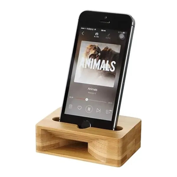 Wooden Sound Amplifier Cell phone Stand Holder