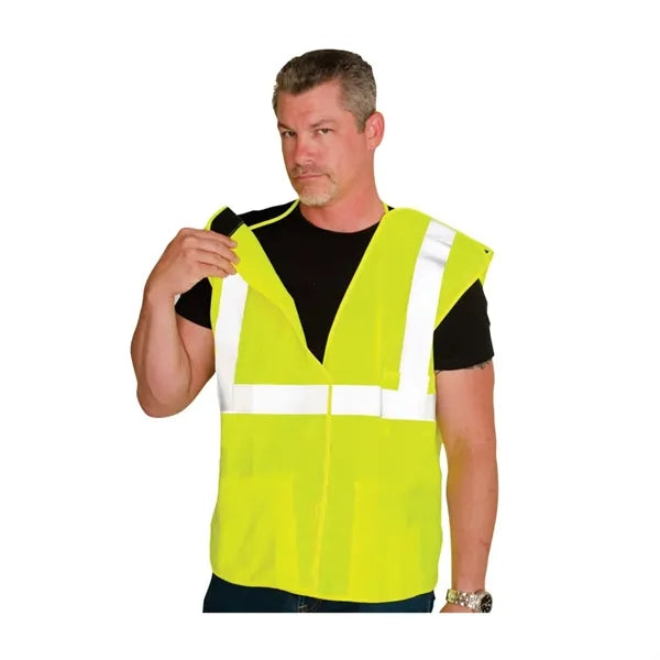 Enhanced Safety Hi-Vis Mesh Vest With Breakaway Design