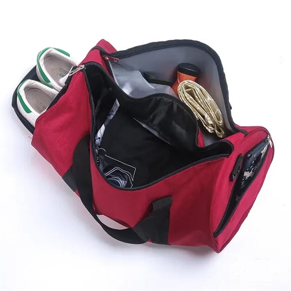 Custom Sports duffle portable dry and wet separation bag