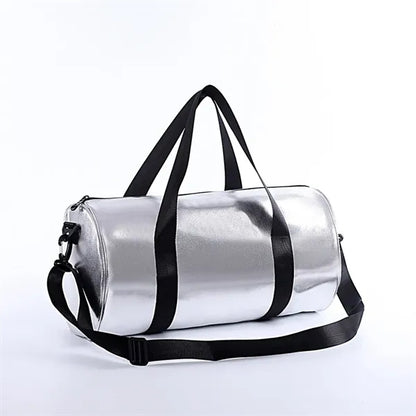 Custom PU Sports duffle portable travel shoulder bag
