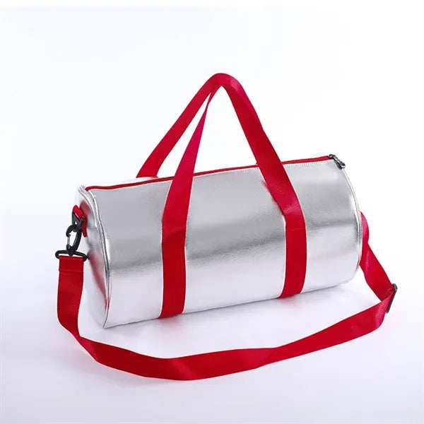 Custom PU Sports duffle portable travel shoulder bag