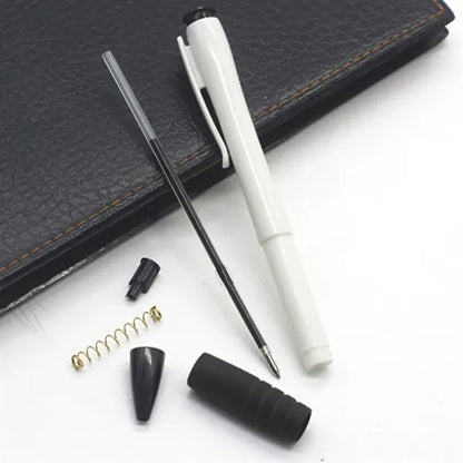 Refillable Ballpoint Pen Blue Ink 0.7mm Medium Point