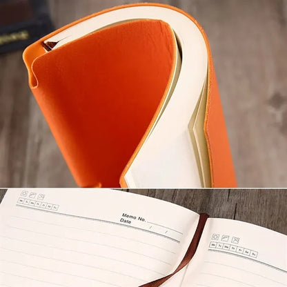 Pu Leather Journals Notebooks with Pen Holder Travel Diary