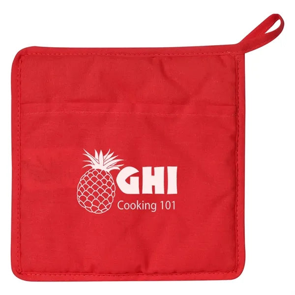 Quilted Cotton Canvas Pot Holder