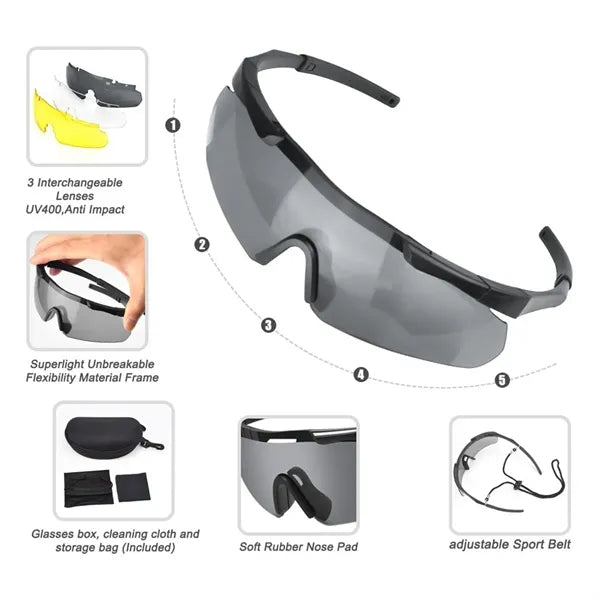 Unisex Shooting Glasses