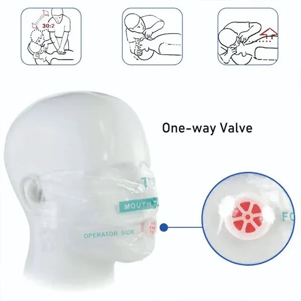 CPR Face Shield Mask with Keychain
