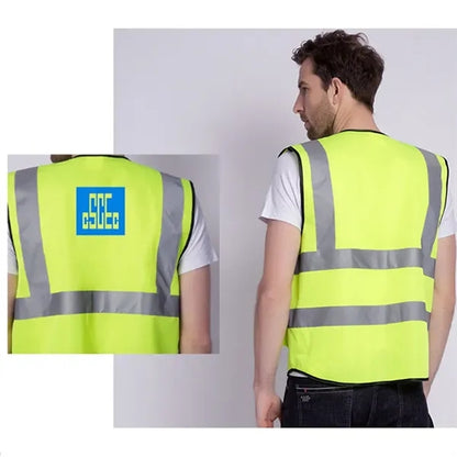 High Visibility Reflective Safety Vest with Pockets