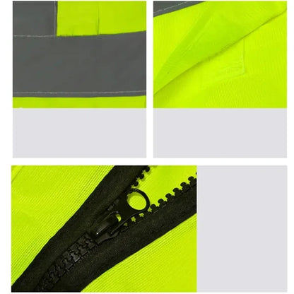High Visibility Reflective Safety Vest with Pockets