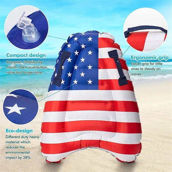 Inflatable Swimming Kickboard Waterslider With Handle