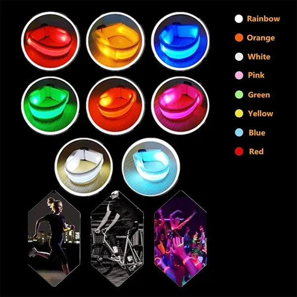 Led Light Up Flashing Wristbands Glow Bracelets