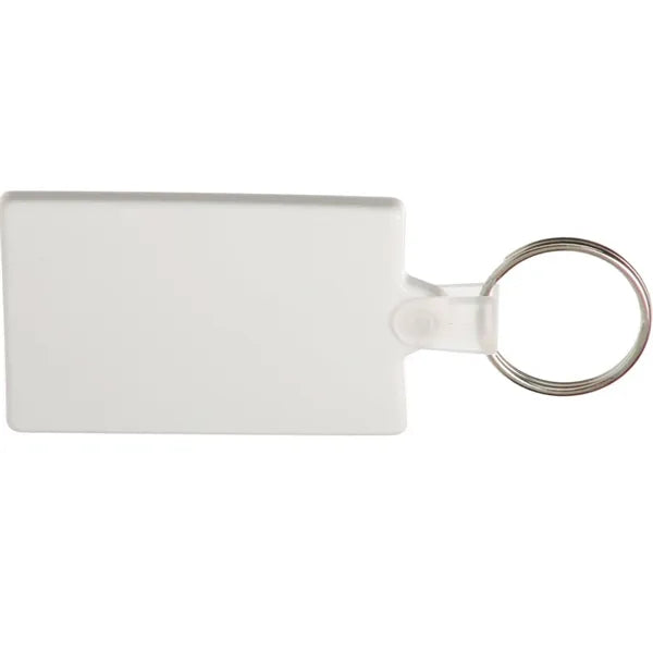 Rectangle Soft Plastic Keychains