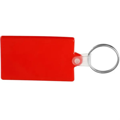 Rectangle Soft Plastic Keychains