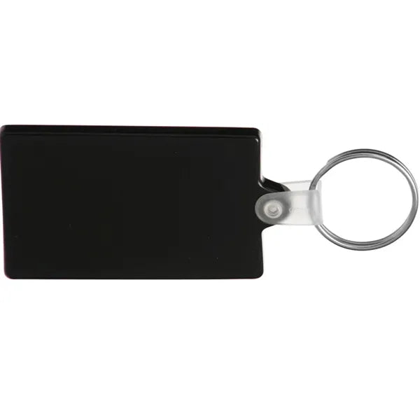 Rectangle Soft Plastic Keychains