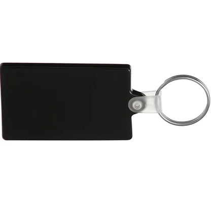 Rectangle Soft Plastic Keychains
