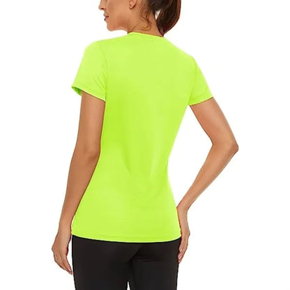 Non ANSI Hi Viz Women's Safety Workwear T-Shirt