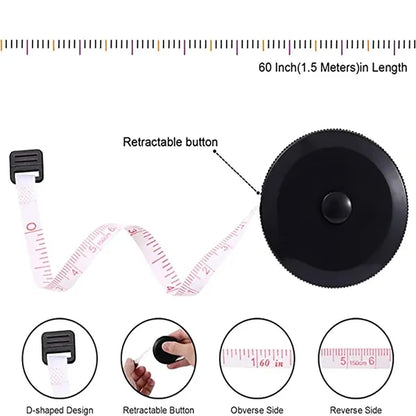 60 Inch Retractable Small Sewing Tape Measure