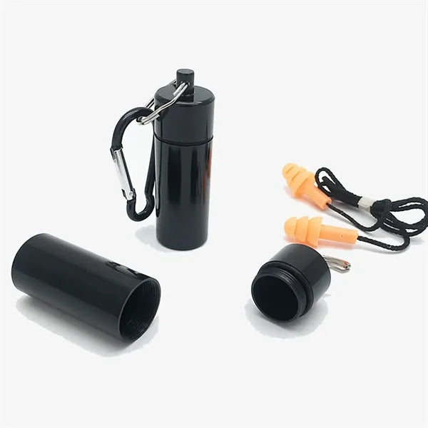 Pocket Drug Holder Pill Container Bottle Case Keychain