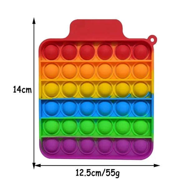 Travel Push Pop Bubble Fidget Sensory Toy