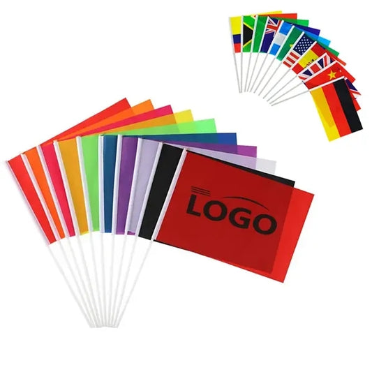 Custom Hand Wave Stick Flag