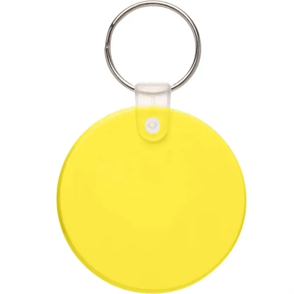 Soft Tag Custom Printed Round Keychains