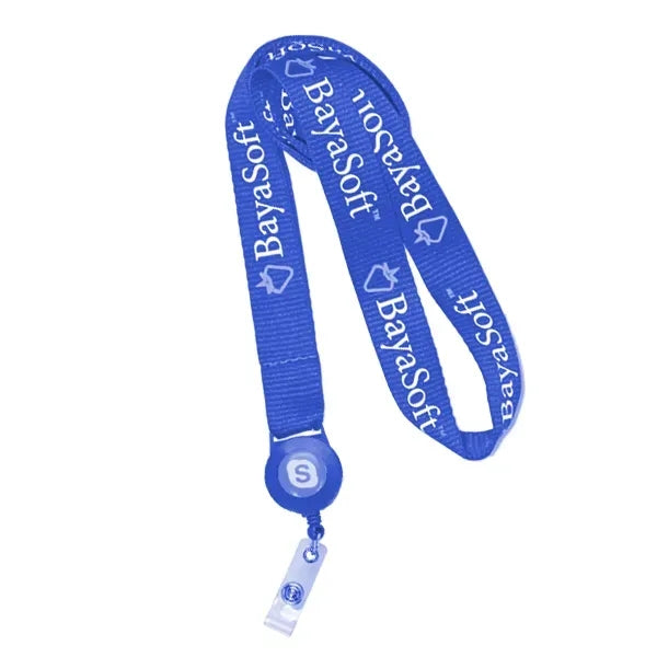Polyester/Badge Reel Lanyard Combo