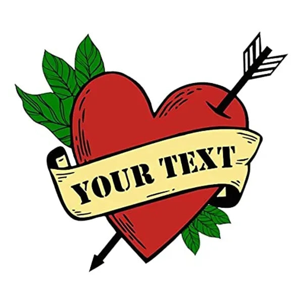 New Custom Temporary Tattoos 1.5" x 2.5"