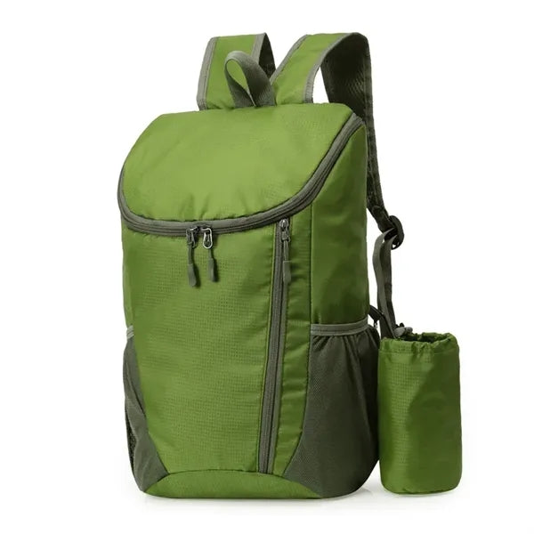 Foldable Travel Backpack With Cup Holder