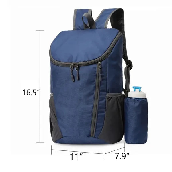 Foldable Travel Backpack With Cup Holder