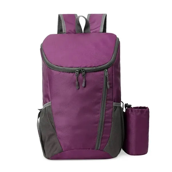 Foldable Travel Backpack With Cup Holder
