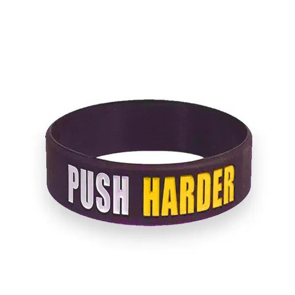 3/4 inch Color Filled Debossed Wristband-H