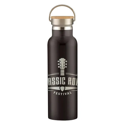 21 Oz. Full Laser Tipton Stainless Steel Bottle With Bamb...